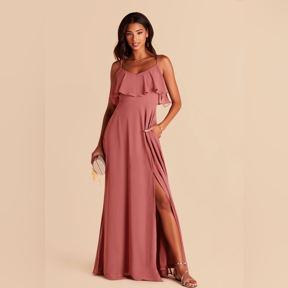 Birdy Grey Jane Dress in Chiffon Mulberry - BRAND NEW